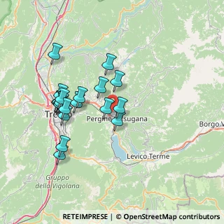 Mappa Viale dell'Industria, 38057 Pergine Valsugana TN, Italia (6.8325)