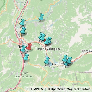 Mappa Viale dell'Industria, 38057 Pergine Valsugana TN, Italia (7.6125)
