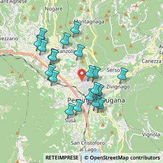 Mappa Viale dell'Industria, 38057 Pergine Valsugana TN, Italia (1.7285)