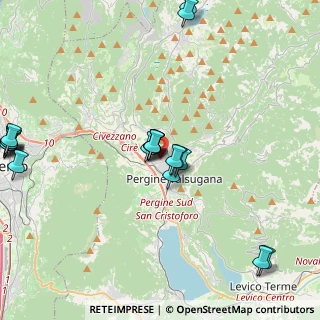 Mappa Viale dell'Industria, 38057 Pergine Valsugana TN, Italia (4.8075)