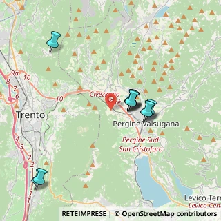 Mappa Vicolo della Filanda, 38057 Pergine Valsugana TN, Italia (3.48182)
