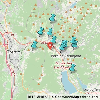 Mappa Vicolo della Filanda, 38057 Pergine Valsugana TN, Italia (2.92545)