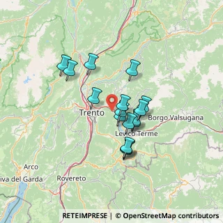 Mappa Vicolo della Filanda, 38057 Pergine Valsugana TN, Italia (10.37688)
