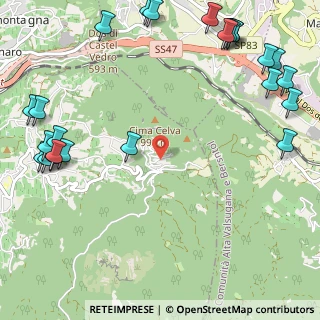 Mappa Passo del Cimirlo, 38123 Cimirlo TN, Italia (1.60875)