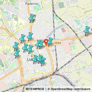 Mappa Piazzale Guglielmo Oberdan, 33100 Udine UD, Italia (0.99214)