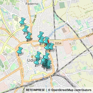 Mappa Piazzale Guglielmo Oberdan, 33100 Udine UD, Italia (0.836)