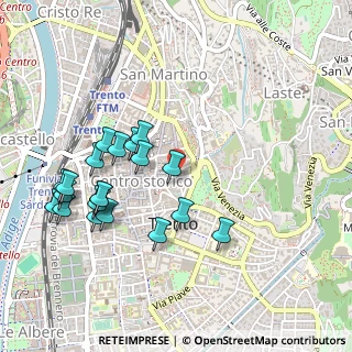 Mappa Vicolo S. Pietro, 38122 Trento TN, Italia (0.5095)