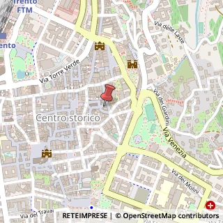 Mappa Vicolo delle Contrada Tedesca, 9, 38122 Trento, Trento (Trentino-Alto Adige)