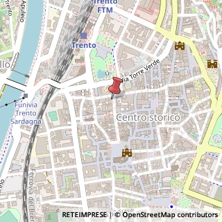 Mappa Via Belenzani, 12, 38122 Trento, Trento (Trentino-Alto Adige)