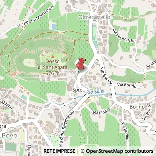 Mappa Via della Resistenza, 61, 38123 Trento, Trento (Trentino-Alto Adige)