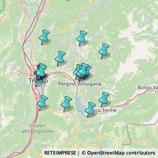 Mappa Via Montesei, 38057 Pergine Valsugana TN, Italia (6.41895)
