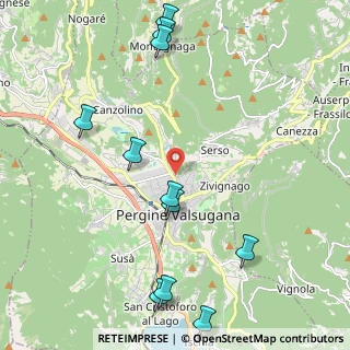 Mappa Via Montesei, 38057 Pergine Valsugana TN, Italia (2.58636)