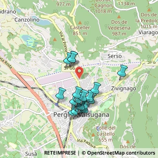 Mappa Via Montesei, 38057 Pergine Valsugana TN, Italia (0.81)