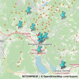 Mappa Via Montesei, 38057 Pergine Valsugana TN, Italia (3.80727)