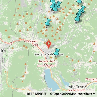 Mappa Via Montesei, 38057 Pergine Valsugana TN, Italia (6.92643)