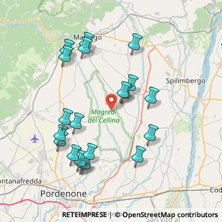 Mappa SP 53, 33099 Vivaro PN, Italia (8.27)