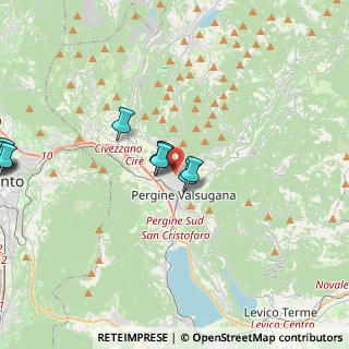 Mappa Via delle Miniere, 38057 Pergine Valsugana TN, Italia (4.63182)