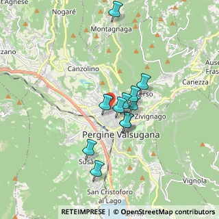 Mappa Via delle Miniere, 38057 Pergine Valsugana TN, Italia (1.34455)
