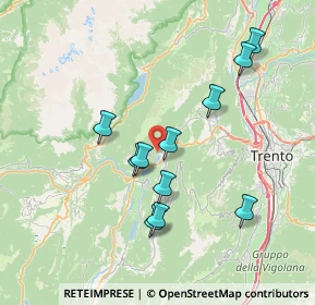 Mappa Via di Maiano, 38070 Padergnone TN, Italia (6.82364)