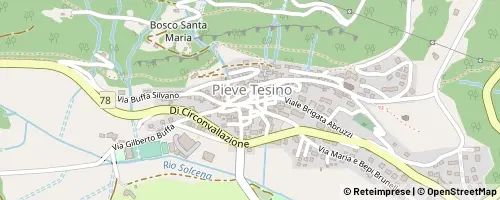 Mappa Pieve Tesino