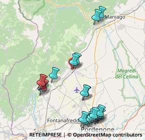 Mappa Via Stretta, 33081 Aviano PN, Italia (9.3185)