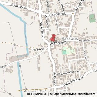 Mappa Via Principale, 39, 33037 Pasian di Prato, Udine (Friuli-Venezia Giulia)