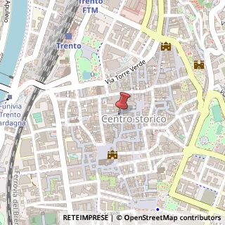 Mappa Via Paolo Oss-Mazzurana, 28, 38122 Trento, Trento (Trentino-Alto Adige)