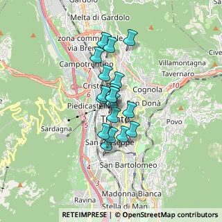 Mappa Via del Simonino, 38122 Trento TN, Italia (1.06474)