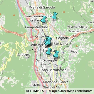 Mappa Galleria Legionari Trentini, 38122 Trento TN, Italia (0.79545)