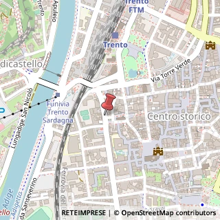 Mappa Via della Prepositura,  74, 38100 Trento, Trento (Trentino-Alto Adige)
