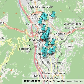 Mappa Via San Giovanni, 38122 Trento TN, Italia (1.10632)