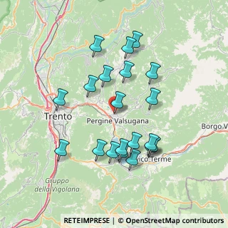Mappa Viale Industria, 38057 Pergine Valsugana TN, Italia (7.077)