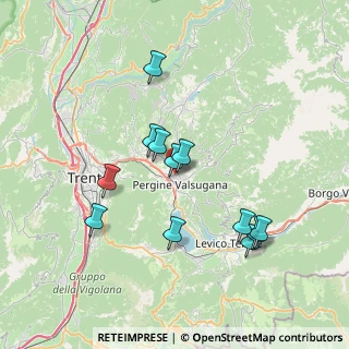 Mappa Viale Industria, 38057 Pergine Valsugana TN, Italia (6.81083)