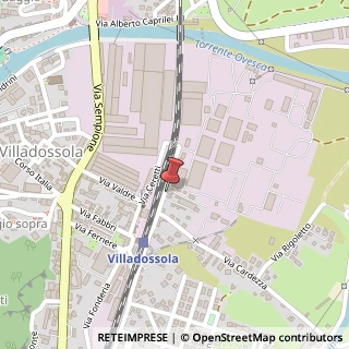 Mappa Via Toce, 33, 28844 Villadossola, Verbano-Cusio-Ossola (Piemonte)