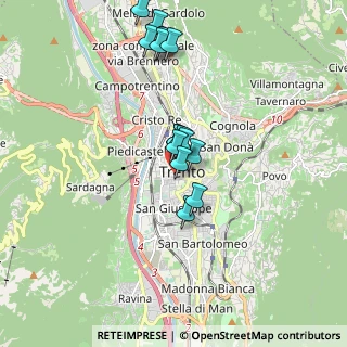 Mappa Via Roccabruna, 38122 Trento TN, Italia (1.59)