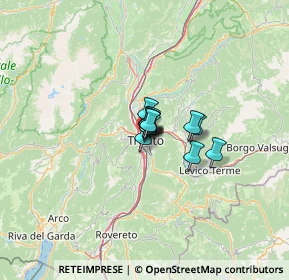 Mappa Via Giuseppe Mazzini, 38100 Trento TN, Italia (4.43333)