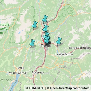 Mappa Via Santa Trinità, 38122 Trento TN, Italia (5.37462)