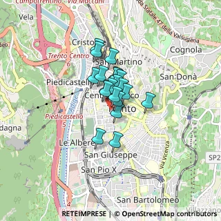 Mappa Via Roccabruna, 38122 Trento TN, Italia (0.4575)