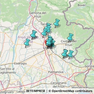 Mappa Via Villalta, 33100 Udine UD, Italia (8.09105)