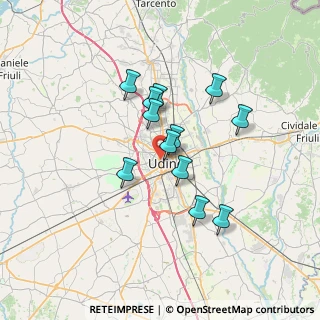 Mappa Via Villalta, 33100 Udine UD, Italia (5.35583)