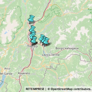 Mappa Via Ciomba, 38057 Pergine Valsugana TN, Italia (9.25529)