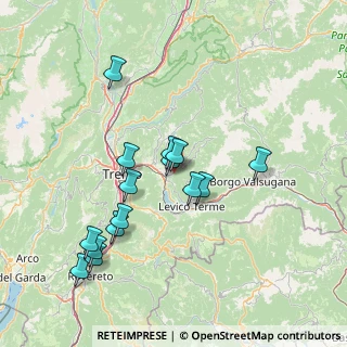 Mappa Via Ciomba, 38057 Pergine Valsugana TN, Italia (14.43867)