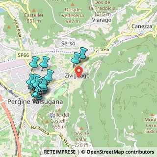Mappa Via Ciomba, 38057 Pergine Valsugana TN, Italia (1.088)