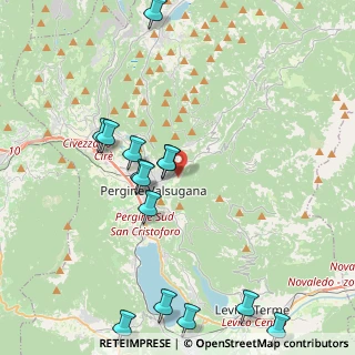 Mappa Via Ciomba, 38057 Pergine Valsugana TN, Italia (4.72786)
