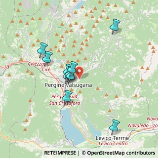 Mappa Via Ciomba, 38057 Pergine Valsugana TN, Italia (2.96818)