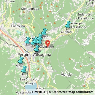 Mappa Via Ciomba, 38057 Pergine Valsugana TN, Italia (1.66818)