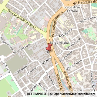 Mappa Via ledra 1, 33100 Udine, Udine (Friuli-Venezia Giulia)