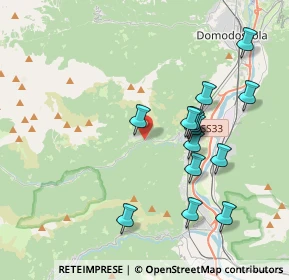 Mappa Frazione Cresti, 28843 Villadossola VB, Italia (3.72571)