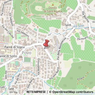 Mappa Via della Resistenza, 61/B, 38123 Trento, Trento (Trentino-Alto Adige)