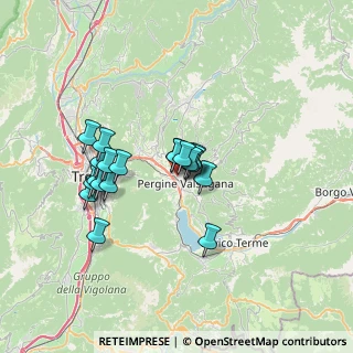 Mappa Via Amstetten, 38057 Pergine Valsugana TN, Italia (5.368)